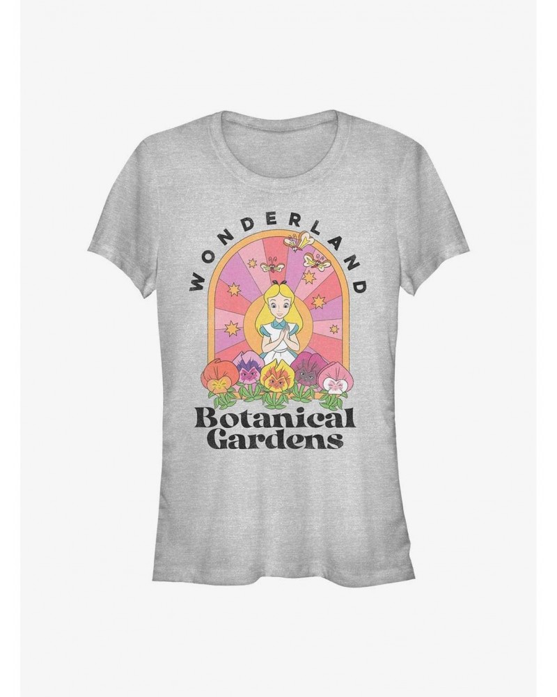 Disney Alice In Wonderland Retro Botanical Garden Girls T-Shirt $9.71 T-Shirts