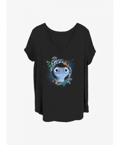 Disney Frozen 2 Watercolor Salamander Girls T-Shirt Plus Size $14.16 T-Shirts