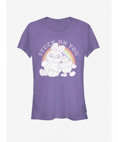 Disney Pixar Toy Story 4 Rainbow Pals Girls Purple T-Shirt $9.71 T-Shirts