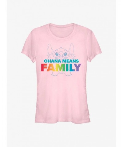 Disney Lilo & Stitch Ohana Pride T-Shirt $9.96 T-Shirts