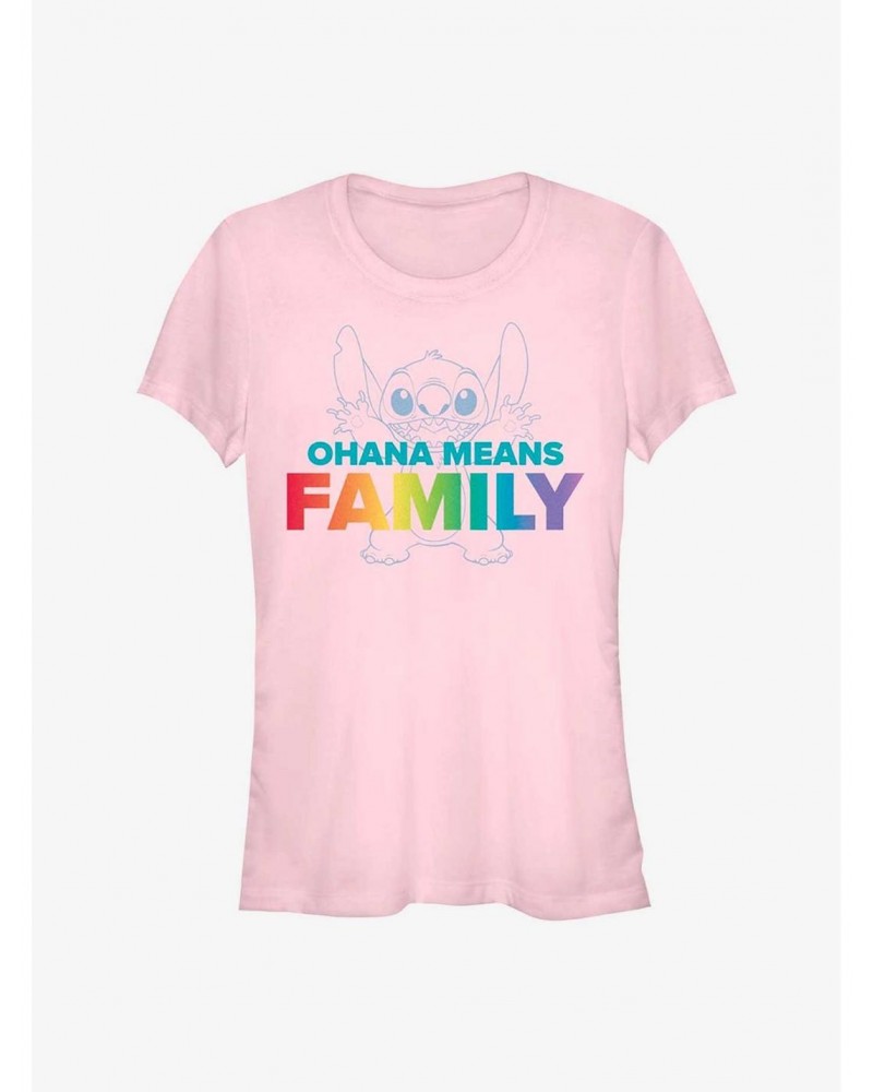 Disney Lilo & Stitch Ohana Pride T-Shirt $9.96 T-Shirts