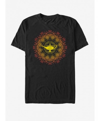 Disney Aladdin Lamp Mandala T-Shirt $8.37 T-Shirts