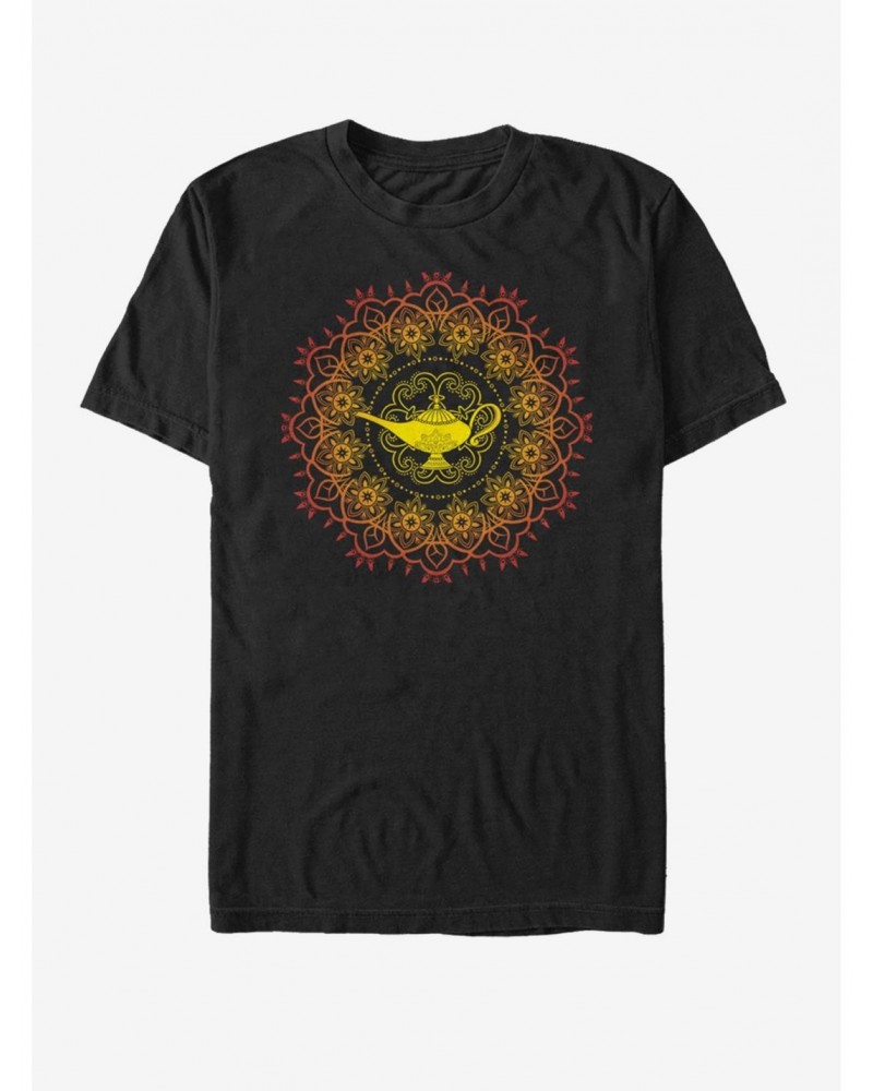 Disney Aladdin Lamp Mandala T-Shirt $8.37 T-Shirts