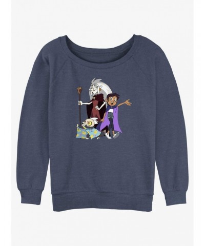 Disney The Owl House Eda Clawthorne, Luz Noceda, and King Slouchy Sweatshirt $18.08 Sweatshirts