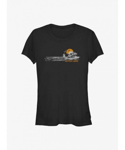 Disney Peter Pan Skull Rock Coast Girls T-Shirt $12.45 T-Shirts