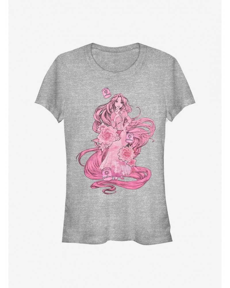 Disney Tangled Tonal Rapunzel Girls T-Shirt $7.97 T-Shirts