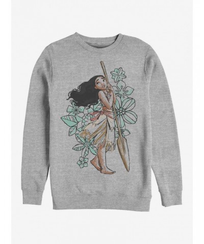 Disney Moana Moana Sketch Crew Sweatshirt $16.61 Sweatshirts