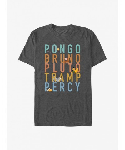 Disney Channel Pongo, Bruno, Pluto, Tramp, Percy T-Shirt $7.65 T-Shirts