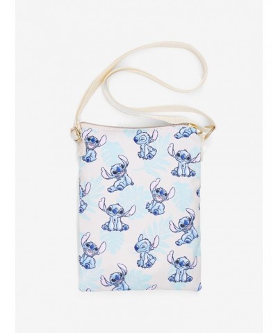 Loungefly Disney Lilo & Stitch Palm Leaves Passport Crossbody Bag $7.56 Bags