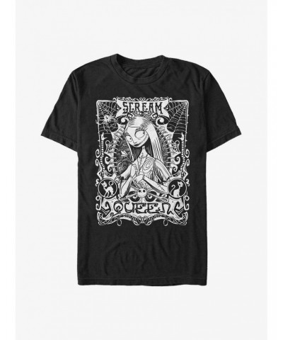 Disney The Nightmare Before Christmas Sally Scream Queen Poster Big & Tall T-Shirt $10.76 T-Shirts