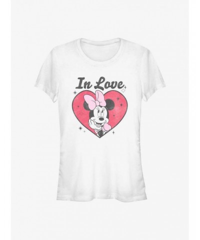 Disney Minnie Mouse Minnie In Love Girls T-Shirt $11.95 T-Shirts