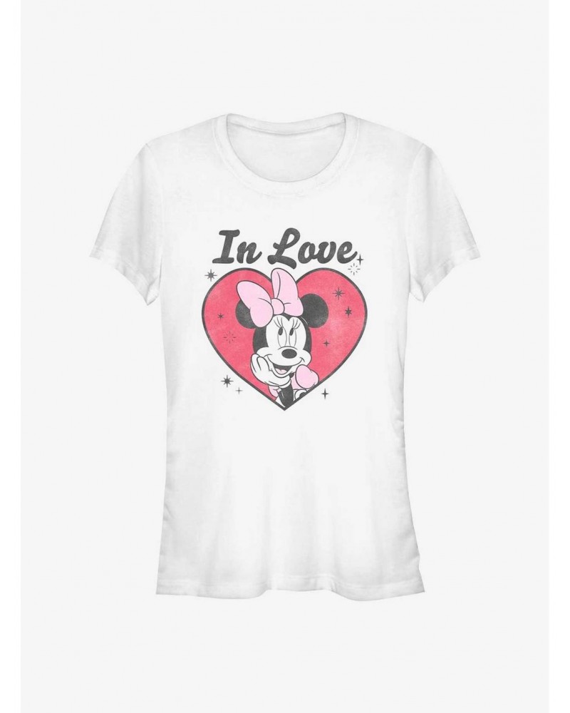 Disney Minnie Mouse Minnie In Love Girls T-Shirt $11.95 T-Shirts