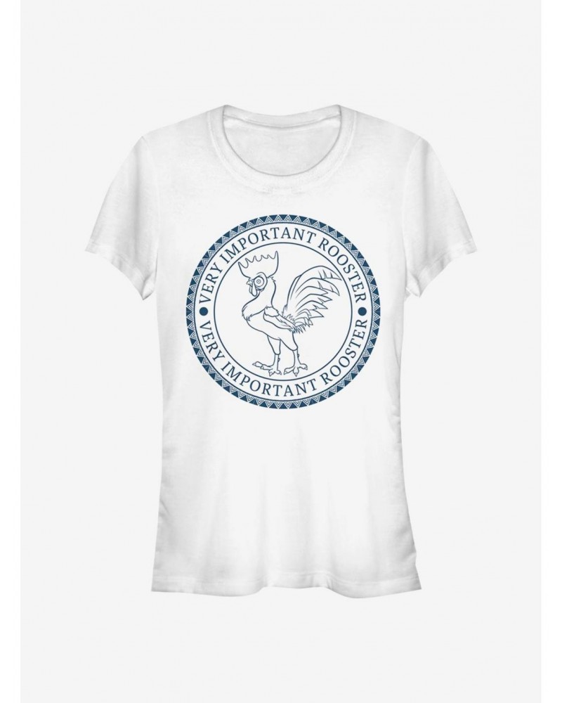 Disney Moana Hei Hei Badge Girls T-Shirt $8.22 T-Shirts