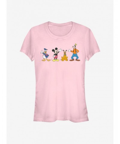 Disney Mickey Mouse And Friends Waving Girls T-Shirt $11.70 T-Shirts