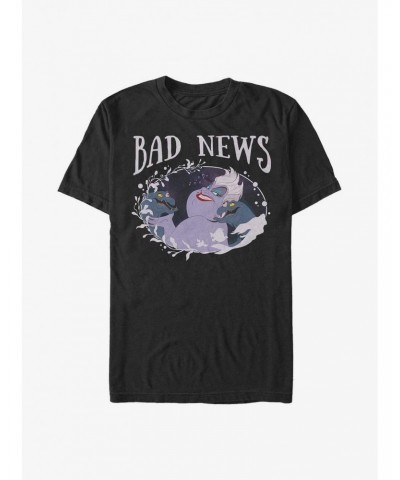 Disney The Little Mermaid Ursula Bad News T-Shirt $11.23 T-Shirts