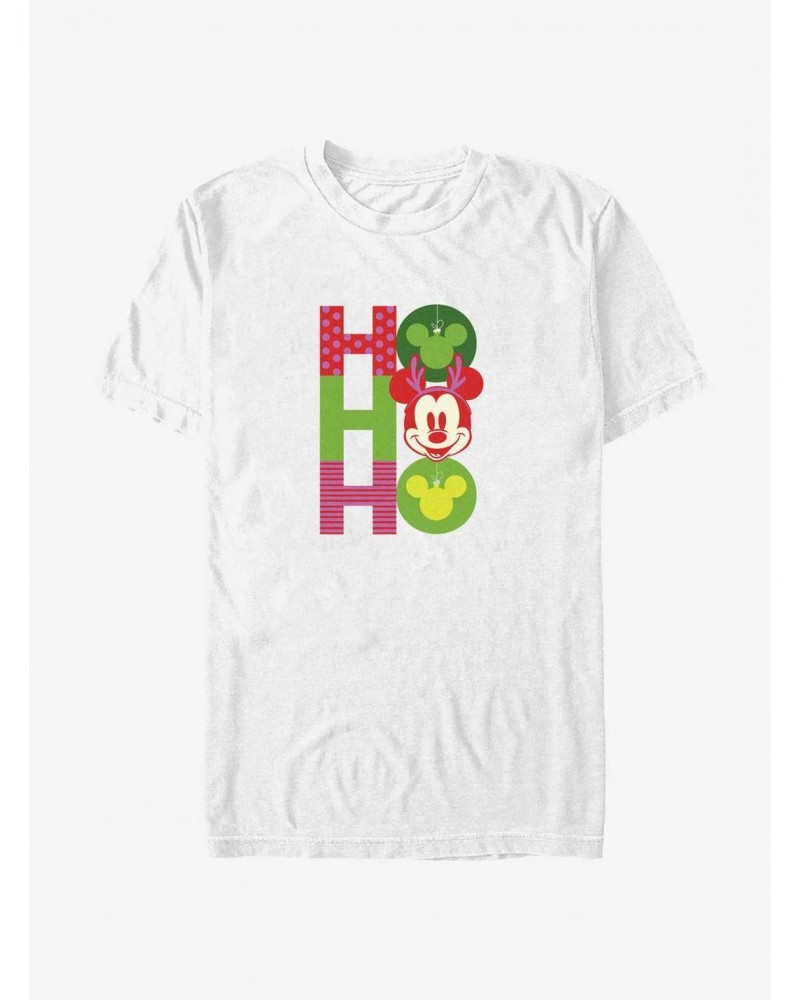 Disney Mickey Mouse Ho Ho Ho Ornaments T-Shirt $10.99 T-Shirts