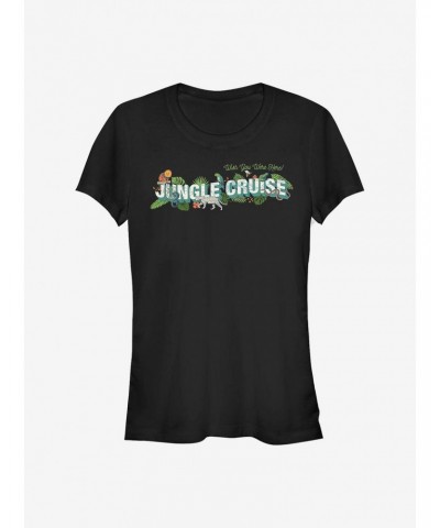 Disney Jungle Cruise Wish You Were Here Girls T-Shirt $10.71 T-Shirts