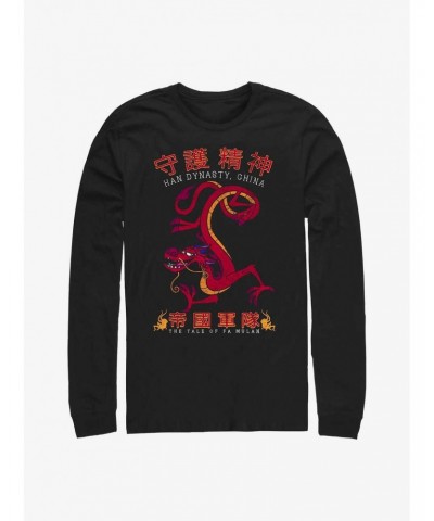 Disney Mulan Mushu Dragon Long-Sleeve T-Shirt $15.46 T-Shirts