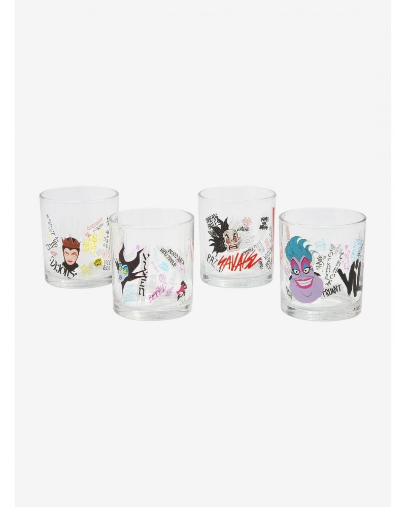 Disney Villains Glass Cup Set $7.72 Cup Set