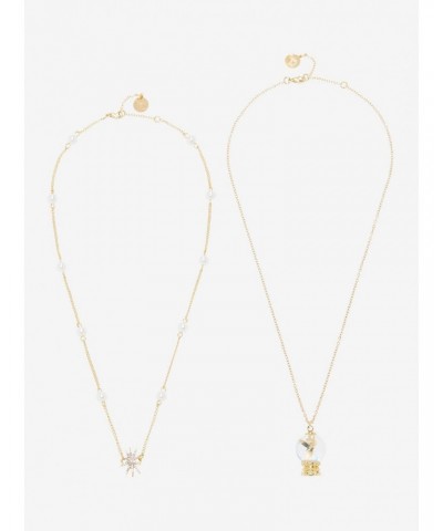 Disney Tinker Bell Crystal Ball Star Necklace Set $4.77 Necklace Set