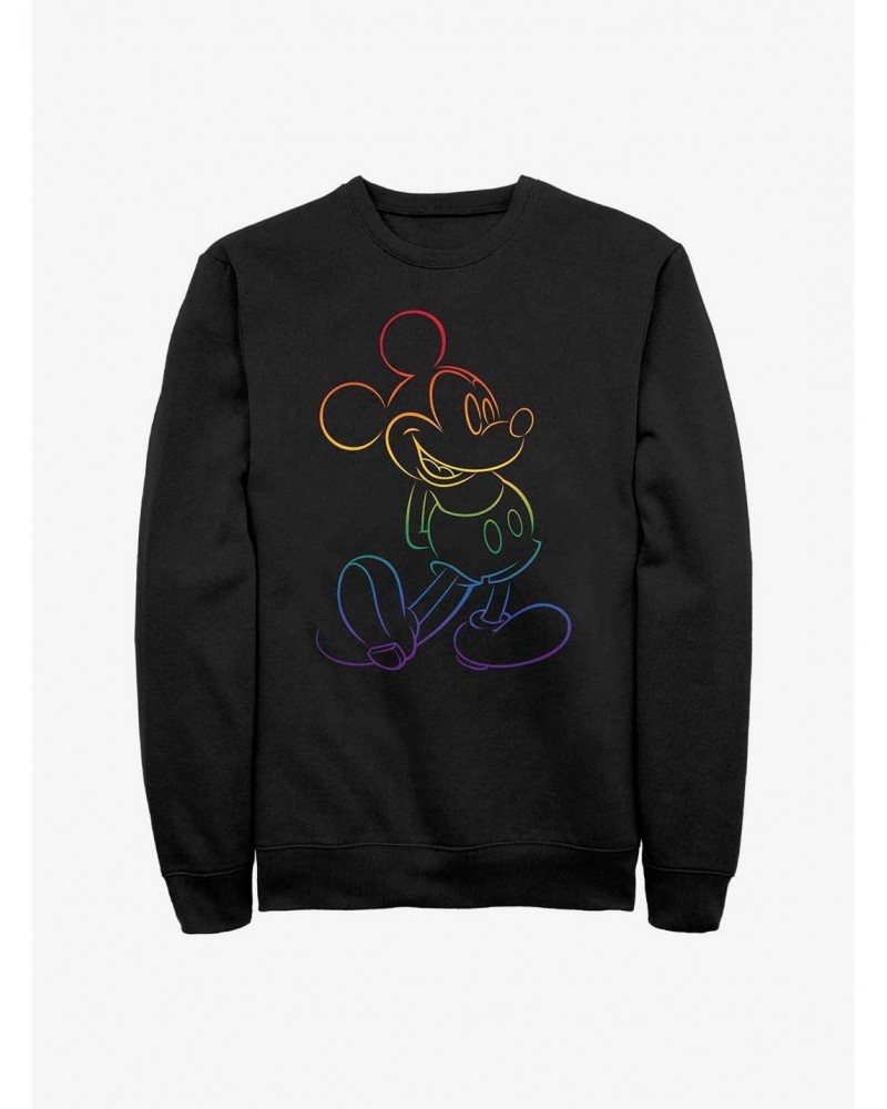 Disney Mickey Mouse Big Pride Sweatshirt $17.34 Sweatshirts