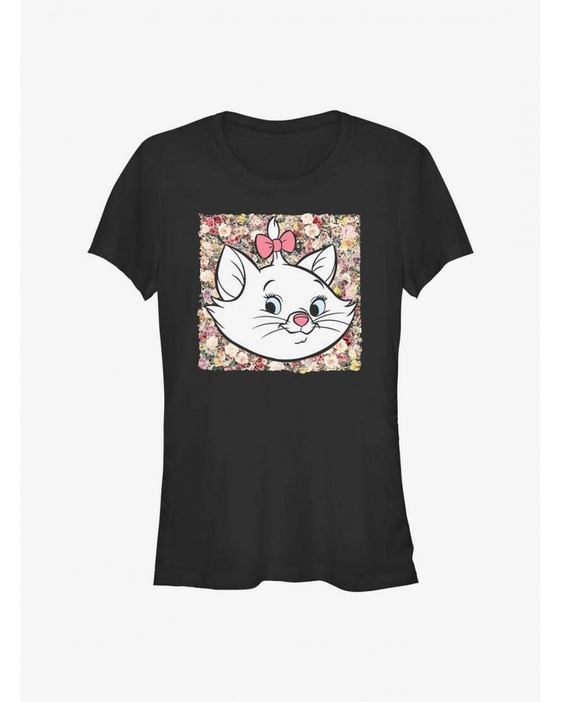 Disney The Aristocats Boxed Floral Marie Girls T-Shirt $10.21 T-Shirts