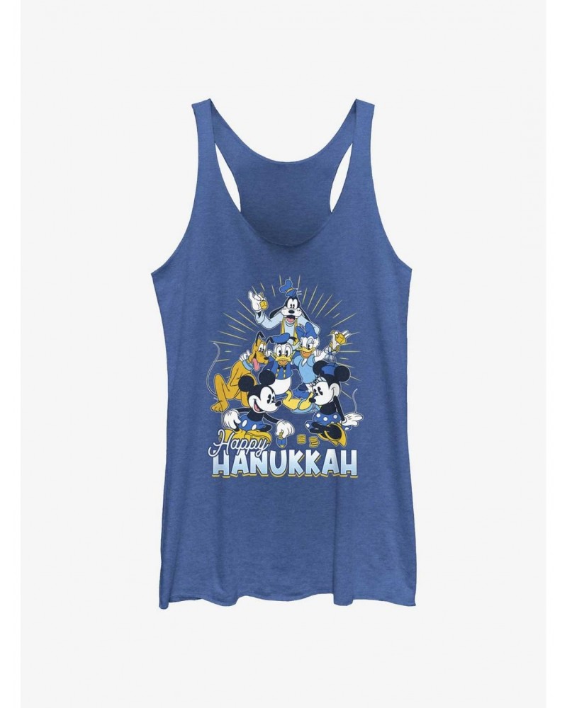 Disney Mickey Mouse Happy Hanukkah Friends Girls Tank $9.58 Tanks