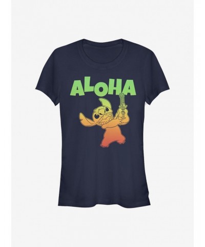 Disney Lilo & Stitch Aloha Stitch Girls T-Shirt $10.71 T-Shirts