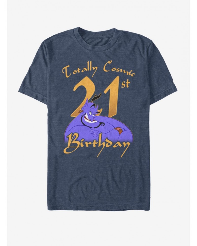 Disney Aladdin Genie Birthday 21 T-Shirt $9.56 T-Shirts