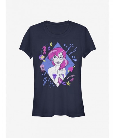 Disney The Little Mermaid 90's Ariel Girls T-Shirt $12.20 T-Shirts