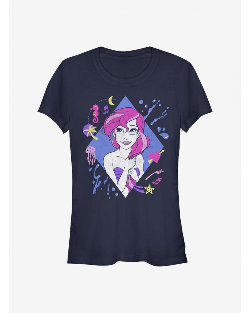 Disney The Little Mermaid 90's Ariel Girls T-Shirt $12.20 T-Shirts