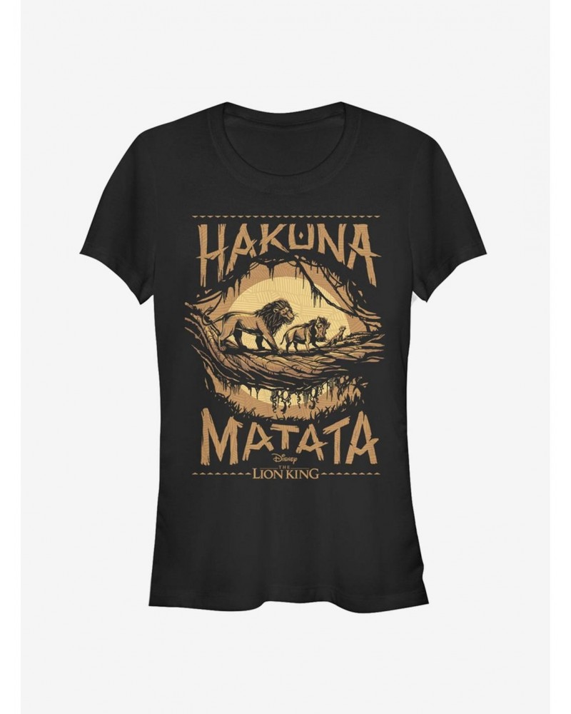 Disney The Lion King 2019 Savanna Poster Girls T-Shirt $7.72 T-Shirts