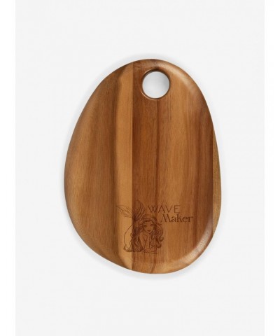 Disney The Little Mermaid Pebble Shaped Acacia Serving Board $11.07 Cutting Boards