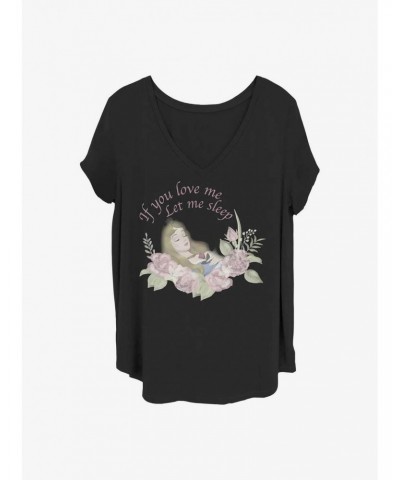 Disney Sleeping Beauty Let Me Sleep Girls T-Shirt Plus Size $8.67 T-Shirts