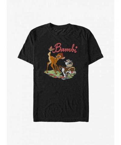 Disney Bambi Friends Logo T-Shirt $11.47 T-Shirts