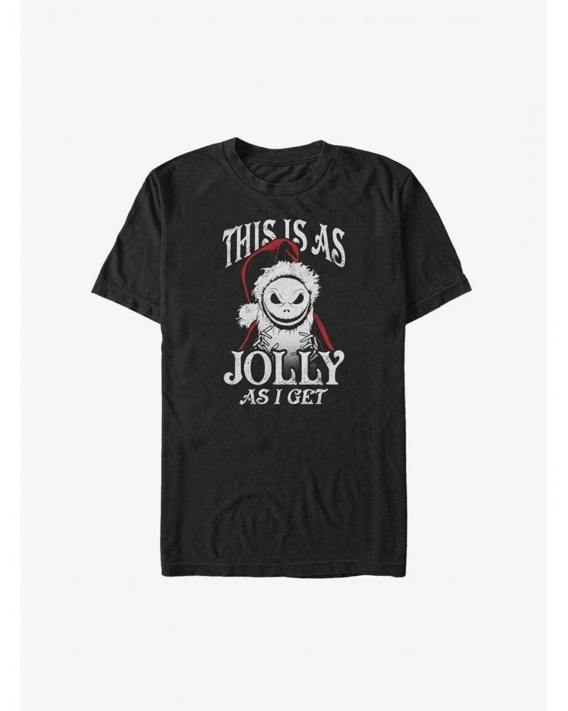 Disney The Nightmare Before Christmas Jolly Santa Jack Big & Tall T-Shirt $11.66 T-Shirts