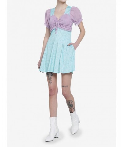 Her Universe Disney The Little Mermaid Lace-Up Sweetheart Dress $26.35 Dresses