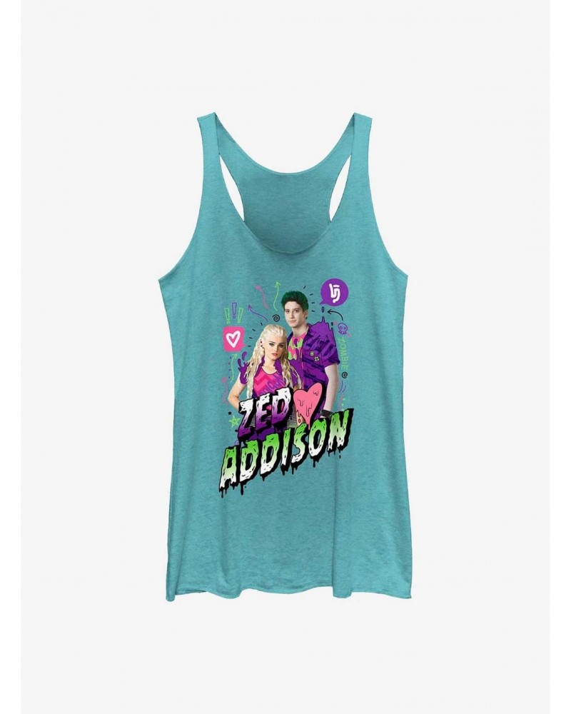 Disney Zombies Zed and Addison Girls Tank $9.32 Tanks