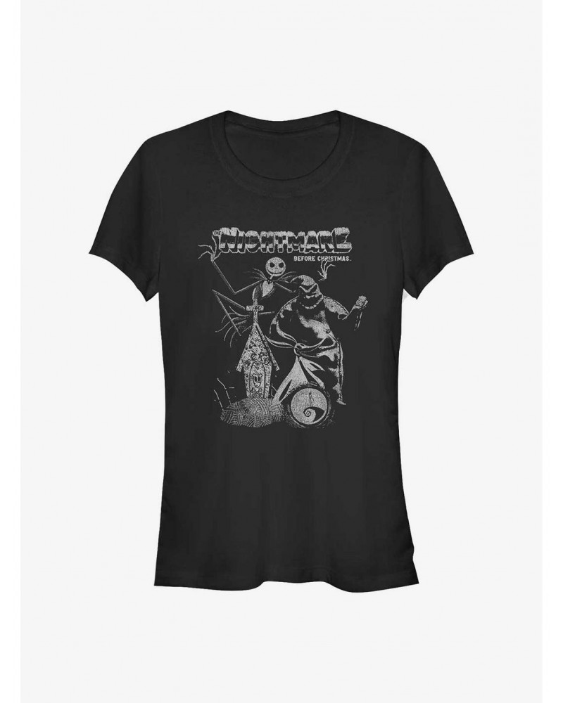 The Nightmare Before Christmas Vintage Poster Girls T-Shirt $11.21 T-Shirts