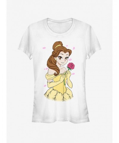 Disney Beauty And The Beast Anime Belle Girls T-Shirt $7.47 T-Shirts