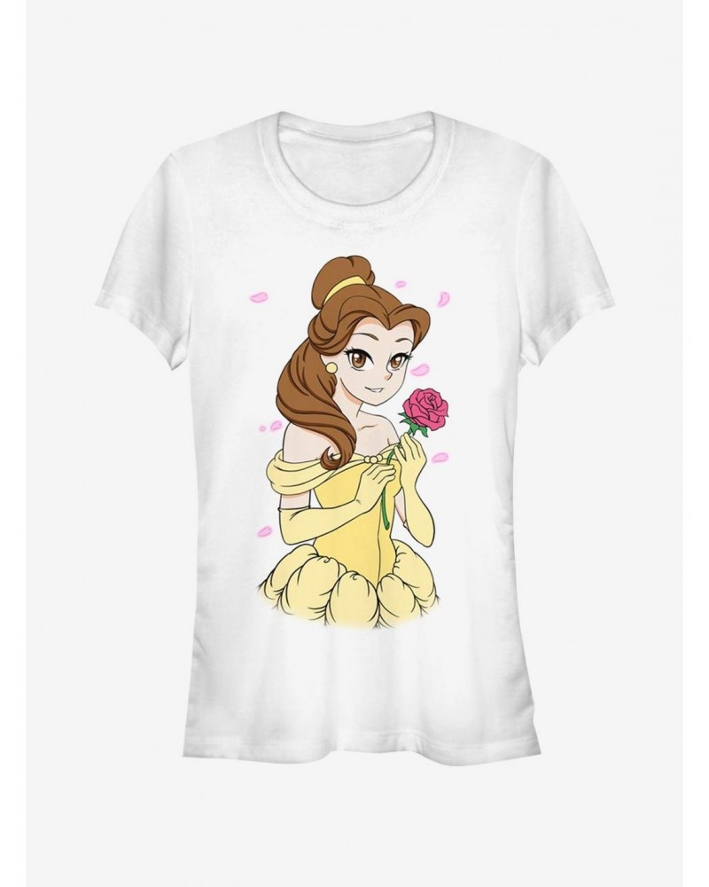 Disney Beauty And The Beast Anime Belle Girls T-Shirt $7.47 T-Shirts