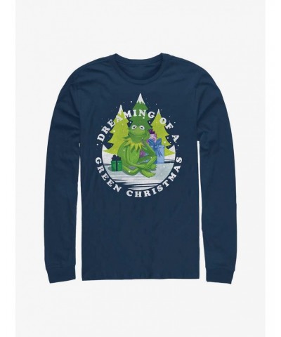 Disney The Muppets Green Christmas Long Sleeve T-Shirt $12.83 T-Shirts