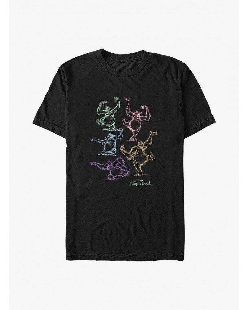 Disney The Jungle Book Dancing Louie T-Shirt $9.56 T-Shirts