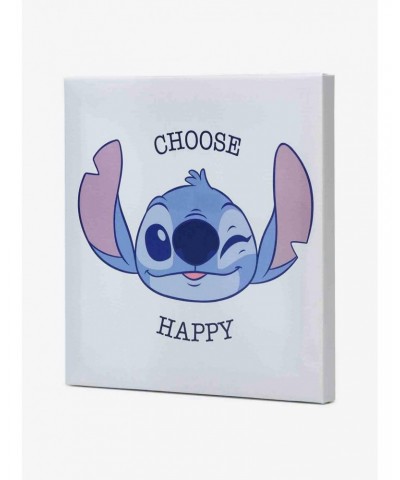 Disney Lilo & Stitch Choose Happy Canvas Wall Decor $15.56 Décor