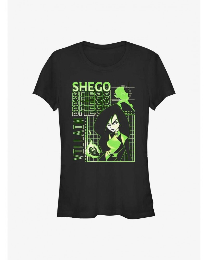 Disney Kim Possible Shego Techwear Girl's T-Shirt $9.96 T-Shirts