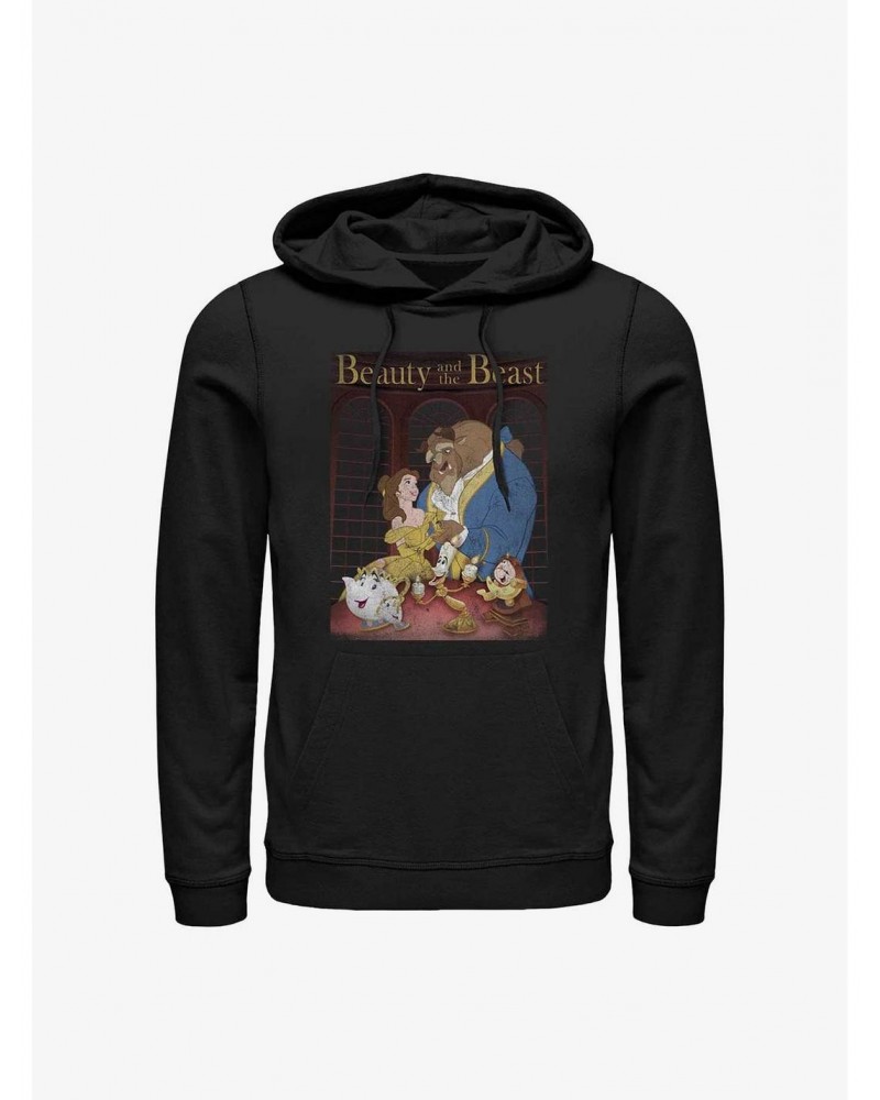 Disney Beauty and the Beast Beauty Poster Hoodie $16.61 Hoodies