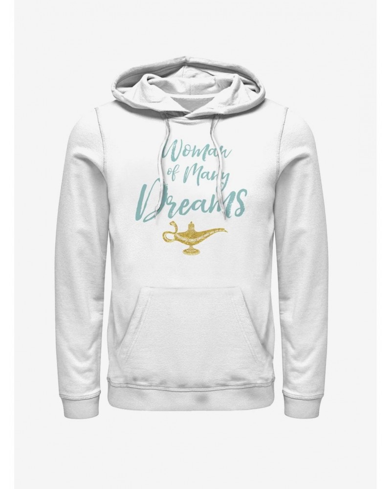 Disney Aladdin 2019 Woman of Many Dreams Cursive Hoodie $14.82 Hoodies