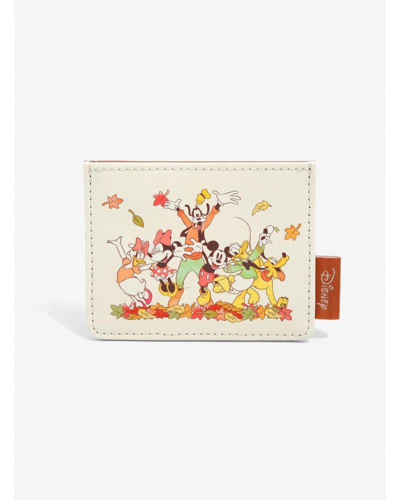 Loungefly Disney Mickey Mouse & Friends Leaves Cardholder $4.41 Cardholder