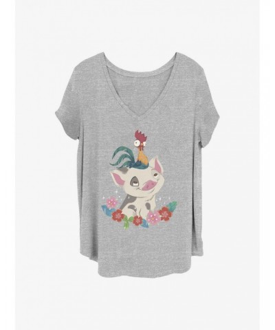 Disney Moana Tropical Buddies Girls T-Shirt Plus Size $13.01 T-Shirts