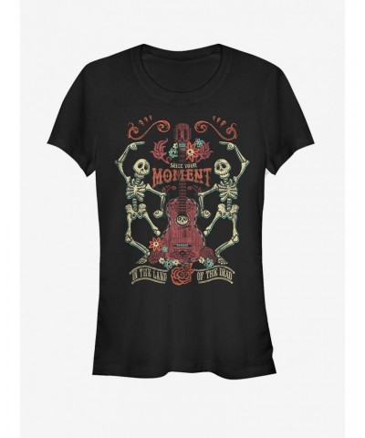 Disney Pixar Coco Seize Moment Skeleton Dance Girls T-Shirt $10.21 T-Shirts